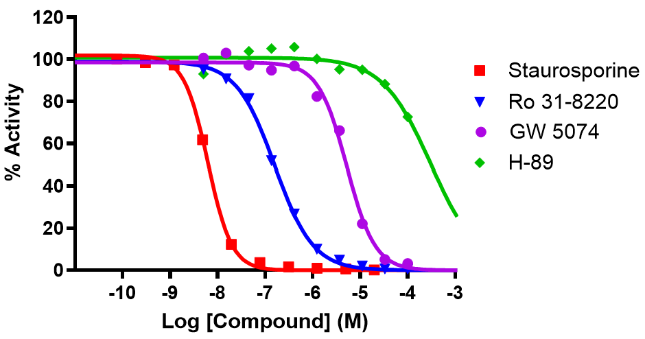 Reference compound inhibition of MEKK2