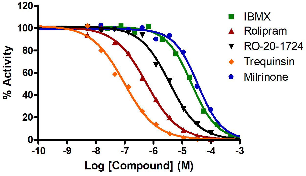 Reference Compound IC50 for PDE4D