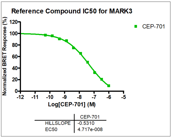 Reference compound IC50 for MARK3