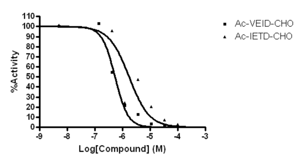Reference compound IC50 for Caspase 10