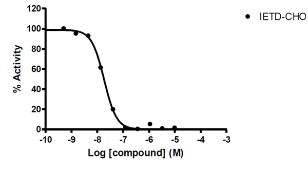 Reference compound IC50 for Caspase 8