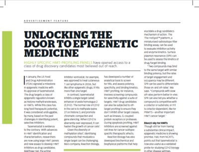 Advertorial - Unlocking the Door to Epigenetic Medicine