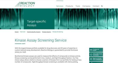Thumbnail to kinase assay screening