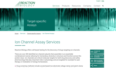 Ion Channel Assay Services
