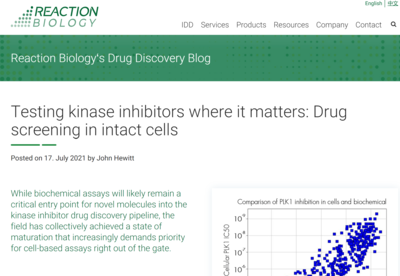 Testing kinase inhibitors where it matters: Drug screening in intact cells
