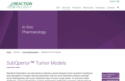 SubQperior Tumor Models