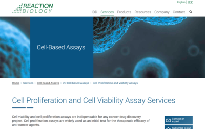 Cell Proliferation and Cell Viability Assay Services