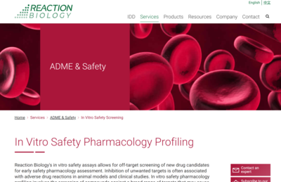 In Vitro Safety Pharmacology Profiling 