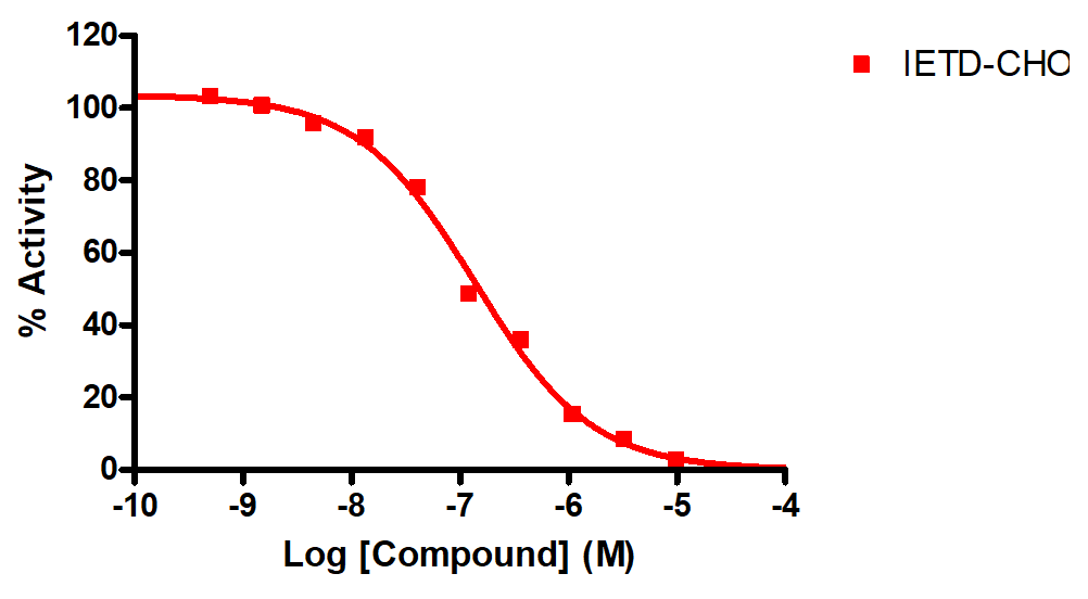 Reference compound IC50 for Caspase 11