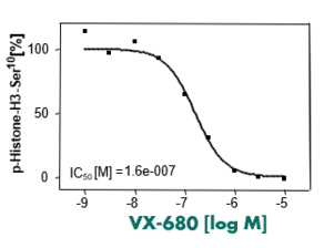 Reference compound IC50 for Aurora-B