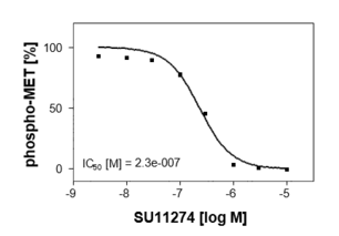 Reference compound IC50 for MET