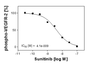 Reference compound IC50 for VEGF-R2