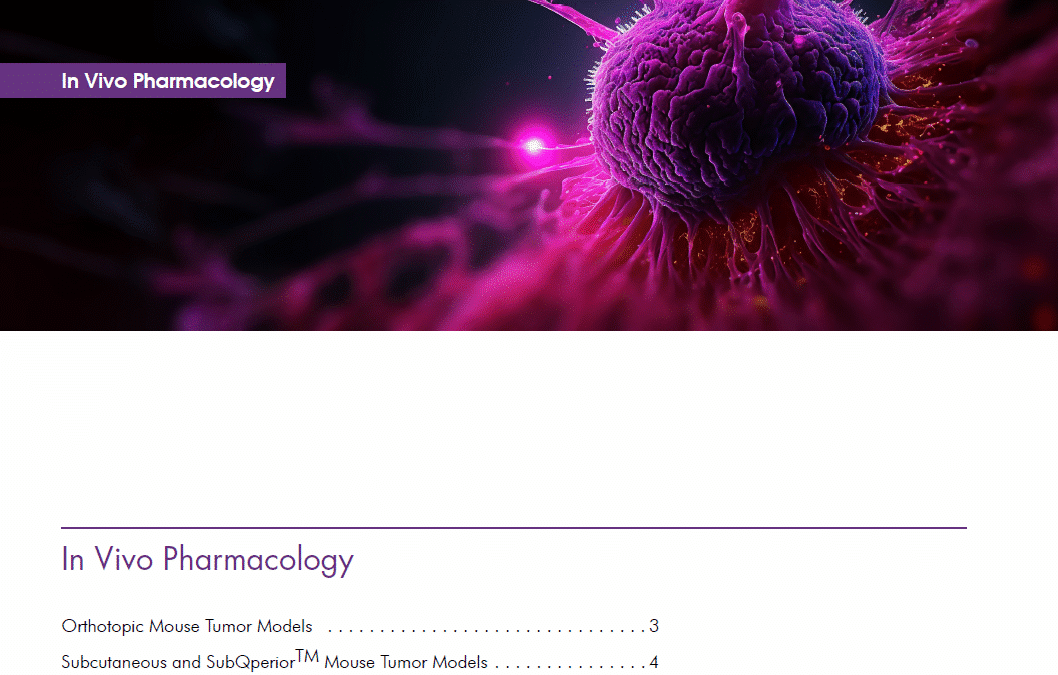 In Vivo Pharmacology